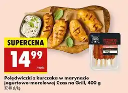 Biedronka Polędwiczki z kurczaka w marynacie jogurtowo morelowej Czas na Grill 400 g oferta