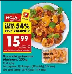 Biedronka Krewetki gotowane Marinero 250 g oferta