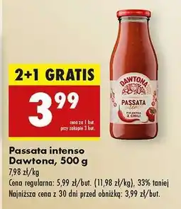 Biedronka Passata Intenso Dawtona, 500 g oferta