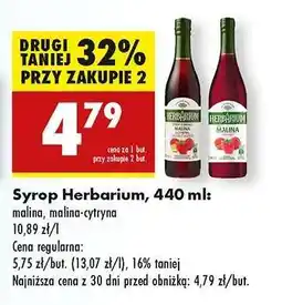 Biedronka Syrop Herbarium 440 ml oferta