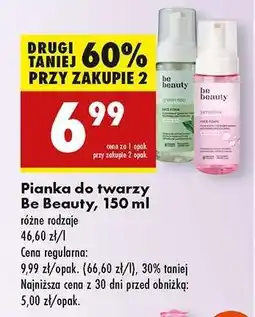 Biedronka Pianka do twarzy Be Beauty, 150 ml oferta