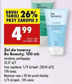 Biedronka Żel do twarzy Be Beauty, 150 ml oferta