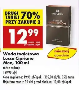Biedronka Woda toaletowa Lucca Cipriano Men , 100 ml oferta
