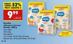 Biedronka Kaszka mleczno ryżowa Nestlé 300 g oferta