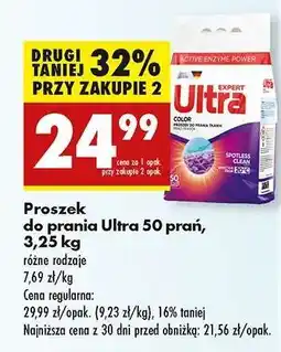 Biedronka Proszek do prania Ultra 50 prań 3,25 kg oferta