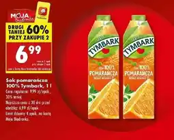 Biedronka Sok pomarańczowy Tymbark oferta