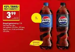 Biedronka Pepsi Zero 1L oferta