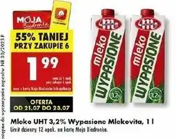 Biedronka Mleko 3.2% Mlekovita Wypasione oferta