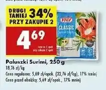Biedronka Paluszki krabowe surimi Vici oferta