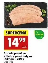 Biedronka Sznycle premium Indykpol Samo Dobro oferta