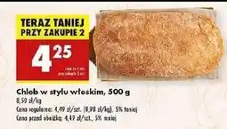 Biedronka Chleb włoski oferta