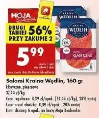 Biedronka Salami klasyczne Kraina Wędlin oferta