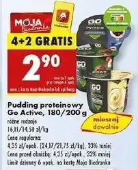 Biedronka Pudding proteinowy czekoladowy Go Active oferta