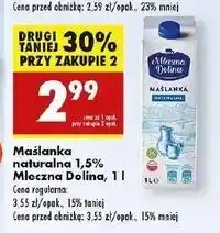 Biedronka Maślanka naturalna Mleczna Dolina oferta