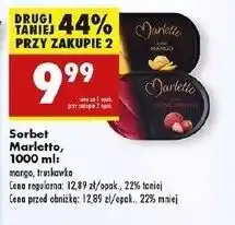 Biedronka Sorbet truskawkowy Marletto oferta
