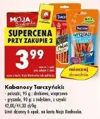 Biedronka Kabanosy wieprzowe Tarczyński Exclusive oferta