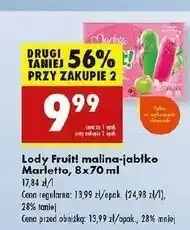 Biedronka Lody fruit! Marletto oferta