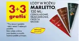 Biedronka Lody e rożku Marletto oferta