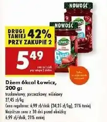 Biedronka Dżem wiśnia 6kcal Łowicz oferta