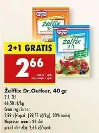 Biedronka Żelfix 3:1 Dr. Oetker oferta