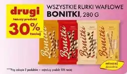 Biedronka Rurki z kremem peanut butter Bonitki oferta