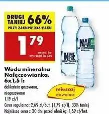 Biedronka Woda niegazowana Nałęczowianka oferta