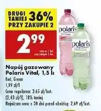 Biedronka Woda green Polaris Vital oferta