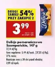 Biedronka Ciastka z galaretką pomarańczową Delicje Szampańskie oferta