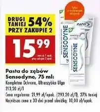 Biedronka Pasta do zębów Sensodyne Ultraszybka Ulga oferta