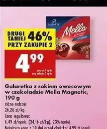 Biedronka Galaretka w czekoladzie wiśniowa Magnetic Mella oferta