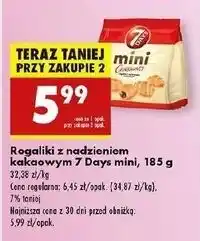 Biedronka Mini rogaliki kakaowe 7 Days oferta