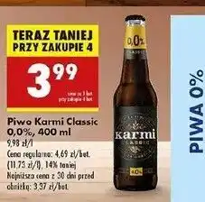 Biedronka Piwo bezalkoholowe classic Karmi Classic oferta