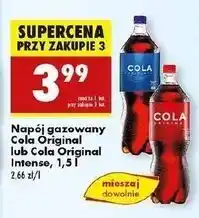 Biedronka Napój Cola Original Intense oferta