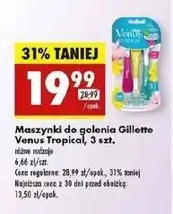 Biedronka Maszynka do golenia Gillette Venus Tropical oferta