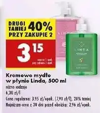 Biedronka Mydło w płynie róża i peonia Linda oferta