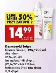 Biedronka Tonik do twarzy kwas migdałowy + wiśnia Tołpa Green Power Fusion oferta