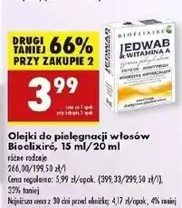 Biedronka Jedwab z witaminą a Bioelixire oferta
