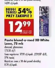 Biedronka Pasta do zębów glamourous white Blend-A-Med 3D White Luxe oferta