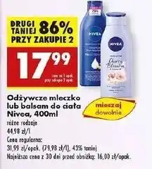 Biedronka Balsam do ciała cherry blossom & jojoba oil Nivea oferta