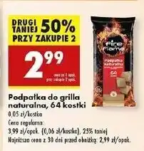 Biedronka Podpałka naturalna Fire & Flame oferta