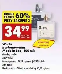 Biedronka Woda perfrumowana 01 Made In Lab oferta