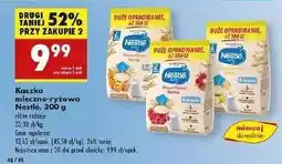 Biedronka Kaszka mleczno-ryżowa morela Nestle oferta