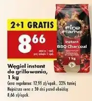 Biedronka Węgiel instant Fire & Flame oferta