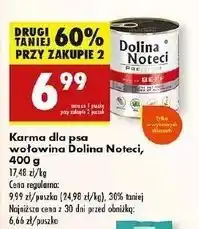 Biedronka Karma dla psów bogata w wołowinę Dolina Noteci Premium oferta