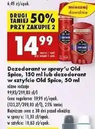 Biedronka Dezodorant Old Spice Captain oferta