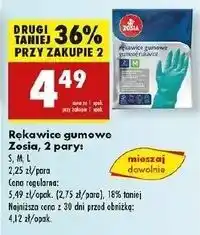 Biedronka Rękawice gumowe l Zosia Samosia oferta