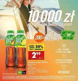 Biedronka Napój black ice tea lemon lemongrass Fuzetea oferta