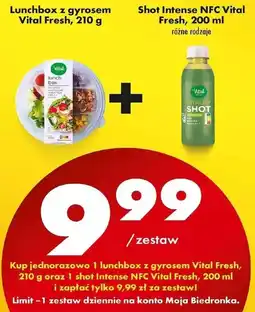 Biedronka Shot vitality kiwi i limonka Vital Fresh oferta