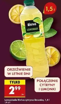 Biedronka Lemoniada cytryna - limonka Riviva oferta