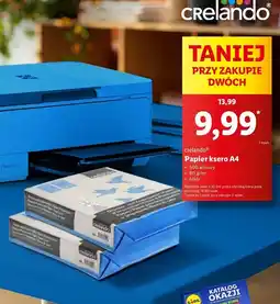 Lidl Papier ksero a4 Crelando oferta